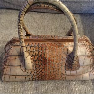 Sondra Roberts Faux Croc Bag